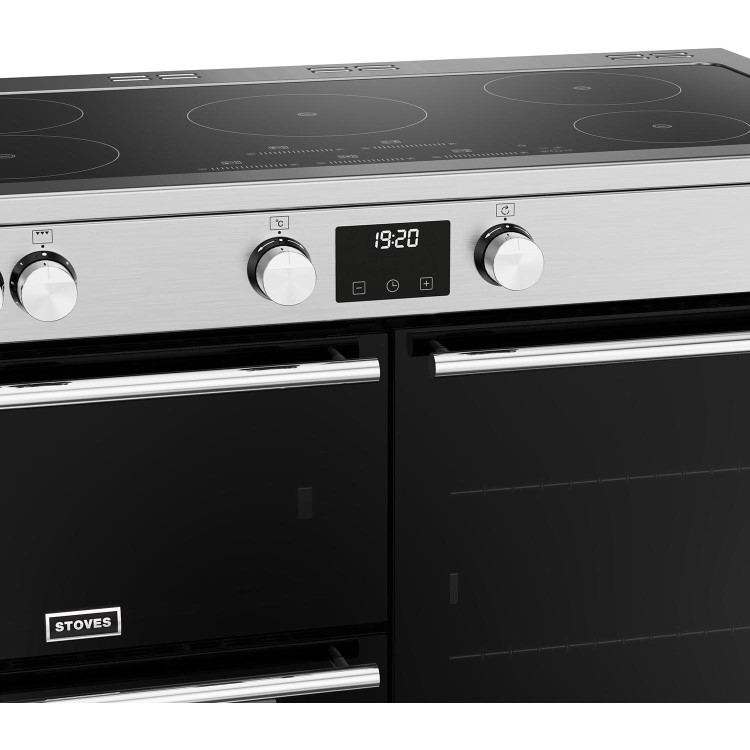 Stoves Precision Deluxe D1100Ei 110cm Electric Range Cooker - Stainless Steel