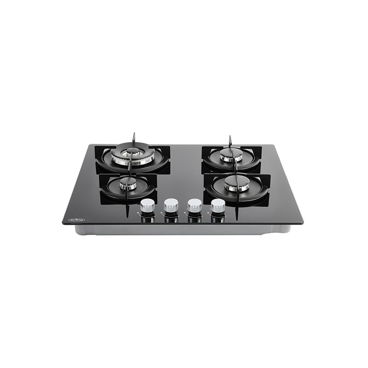 Belling 60cm Gas on Glass 4 Burner Gas Hob - Black