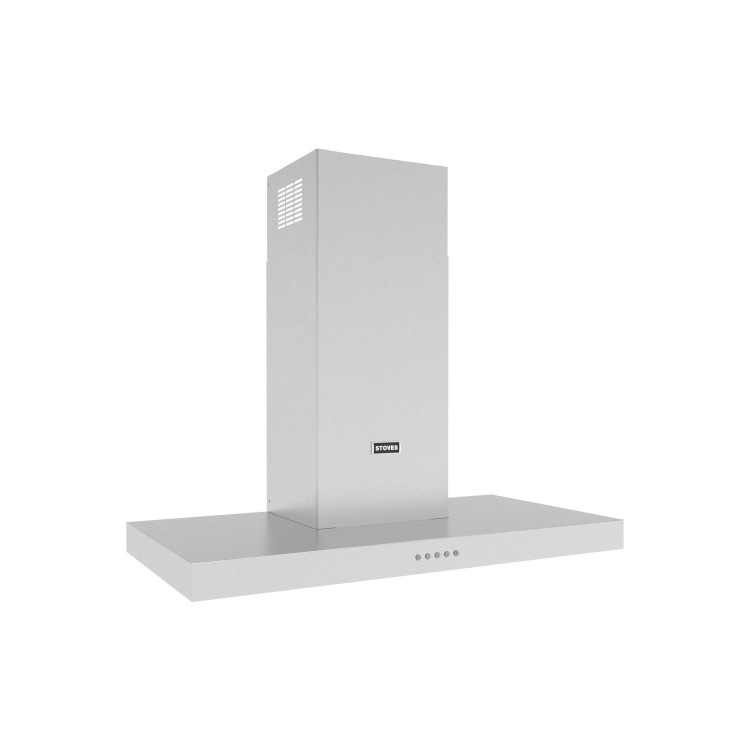 Stoves Sterling 100T 100cm Chimney Cooker Hood - Stainless Steel