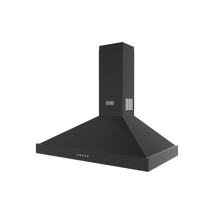 Stoves Sterling 100PYR 100cm Chimney Cooker Hood - Black