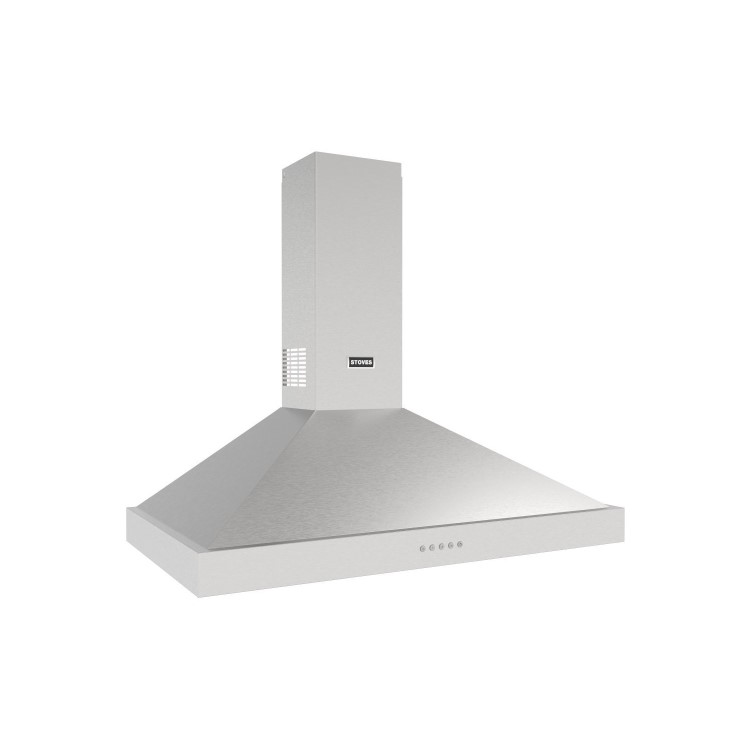 Refurbished Stoves Sterling 110PYR 110cm Chimney Cooker Hood Stainless Steel