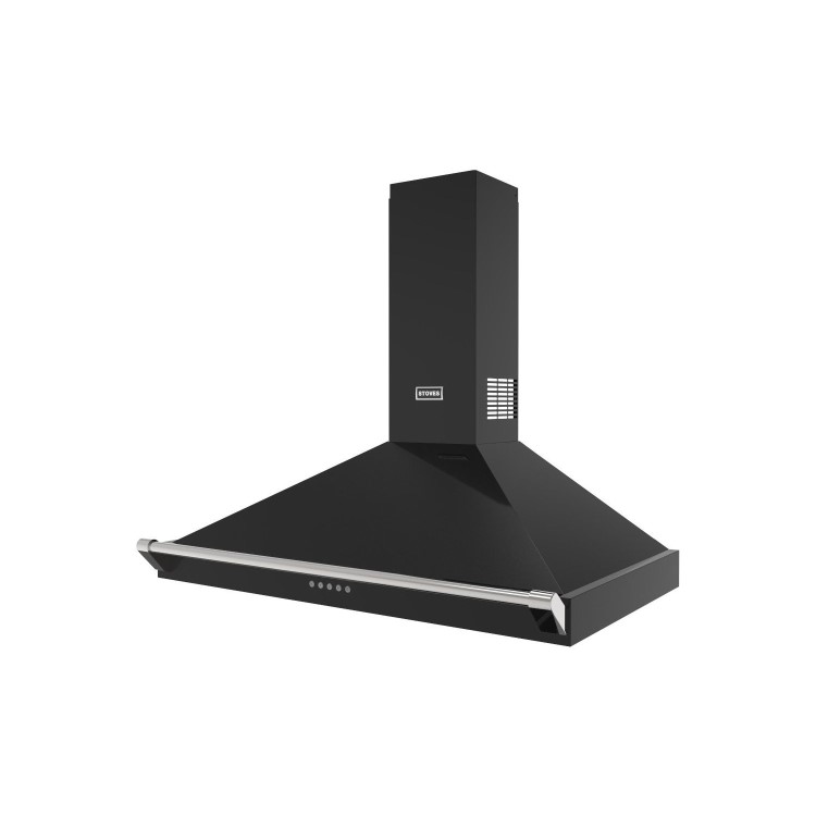 Stoves Richmond 100PYR 100cm Chimney Cooker Hood - Black