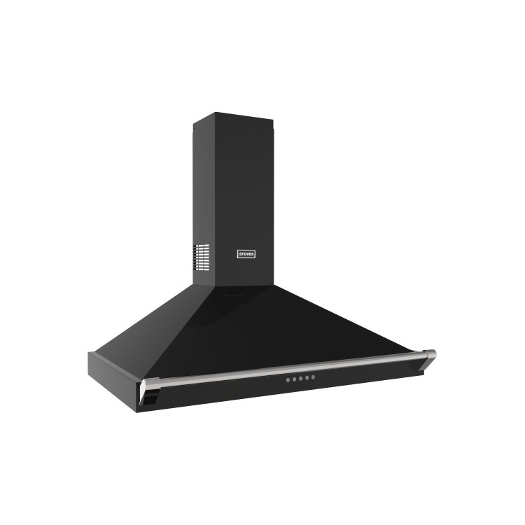 Stoves Richmond 100PYR 100cm Chimney Cooker Hood - Black