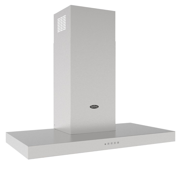 Belling 100cm CookCentre T Shape Chimney Cooker Hood - Stainless Steel