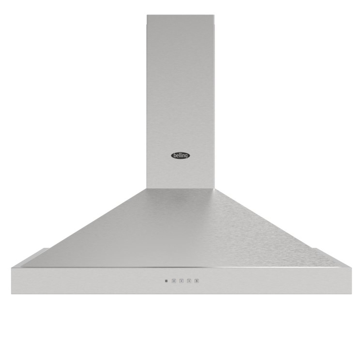 Belling 100cm CookCentre Pyramid Chimney Cooker Hood - Stainless Steel