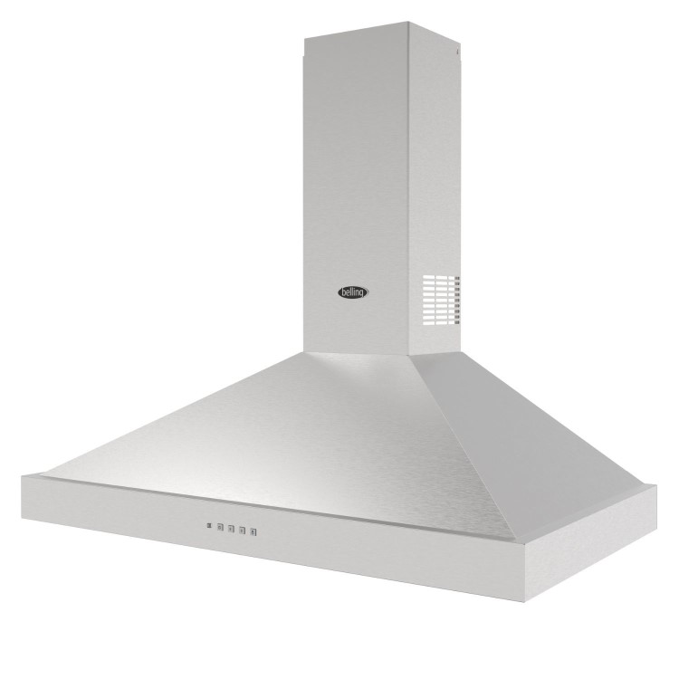 Belling 100cm CookCentre Pyramid Chimney Cooker Hood - Stainless Steel