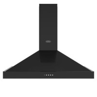 Belling 110cm FarmHouse Pyramid Chimney Cooker Hood - Black