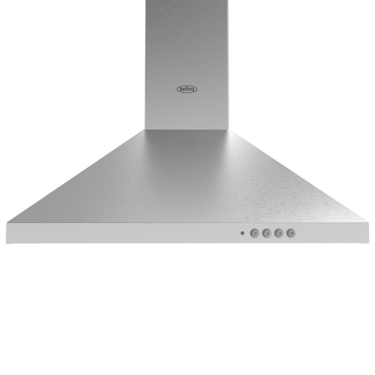 Belling 60cm Pyramid Chimney Cooker Hood - Stainless Steel