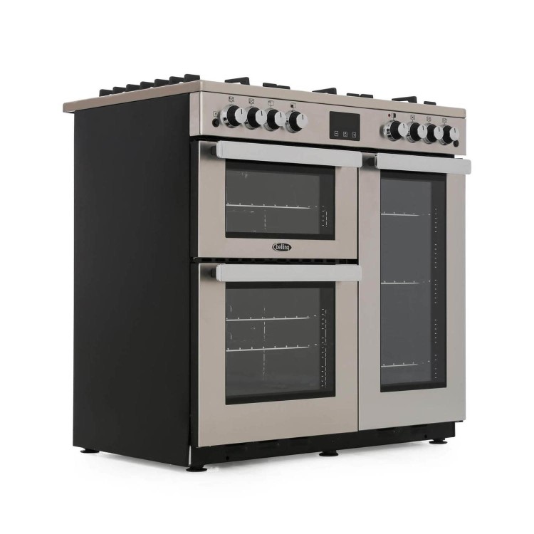 Belling Cookcentre 90G Professional 90cm Gas Range Cooker - Stainless Steel