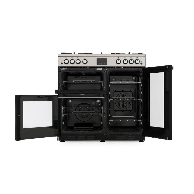 Belling Cookcentre 90G Professional 90cm Gas Range Cooker - Stainless Steel