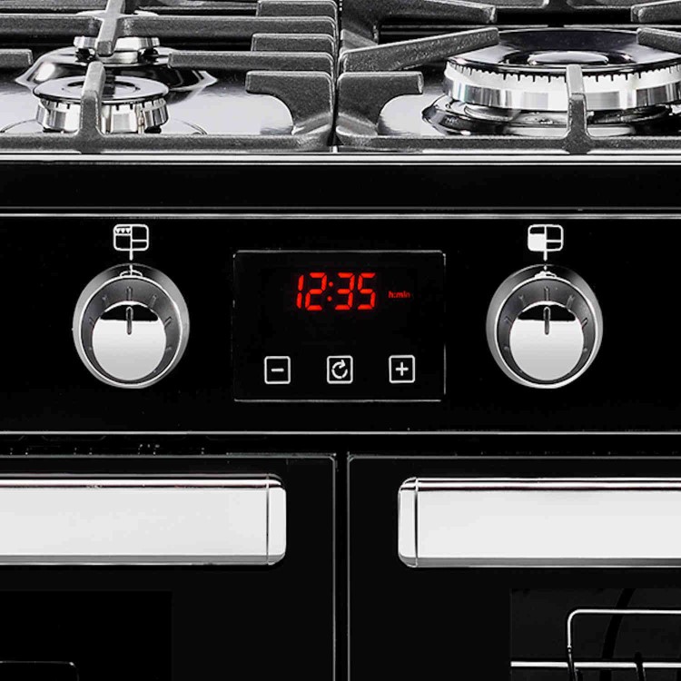 Belling Cookcentre X100G 100cm Gas Range Cooker - Black