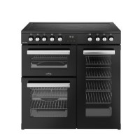 Belling Cookcentre 90cm Electric Ceramic Range Cooker - Black