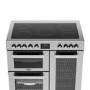 Belling Cookcentre 90cm Electric Ceramic Range Cooker - Stainless