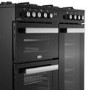 Refurbished Belling RCA Cookcentre 90DF 90cm Dual Fuel Range Cooker Black