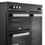 Belling Cookcentre 90cm Electric Induction Range Cooker - Black