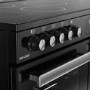 Belling Cookcentre 100cm Electric Ceramic Range Cooker - Black