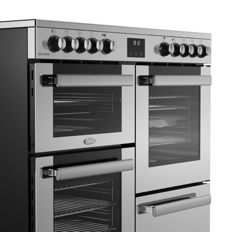 Belling Cookcentre 100cm Electric Ceramic Range Cooker - Stainless