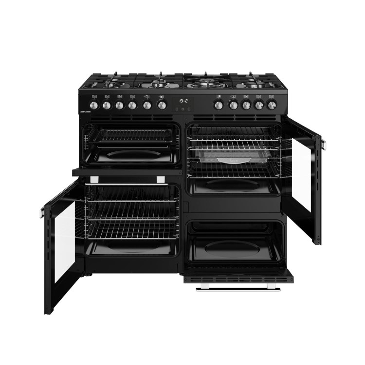 Belling Cookcentre 100cm Dual Fuel Range Cooker - Black