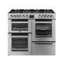 Belling Cookcentre 100cm Dual Fuel Range Cooker - Stainless