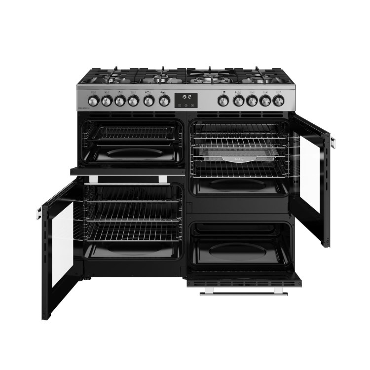 Belling Cookcentre 100cm Dual Fuel Range Cooker - Stainless