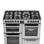 Belling Cookcentre 100cm Dual Fuel Range Cooker - Stainless