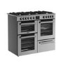 Belling Cookcentre 100cm Dual Fuel Range Cooker - Stainless