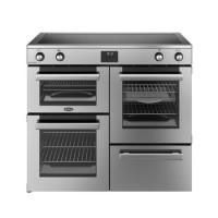 Belling Cookcentre 100cm Electric Induction Range Cooker - Stainless