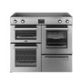 Belling Cookcentre 100cm Electric Induction Range Cooker - Stainless