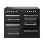 Belling Cookcentre 110cm Electric Ceramic Range Cooker - Black