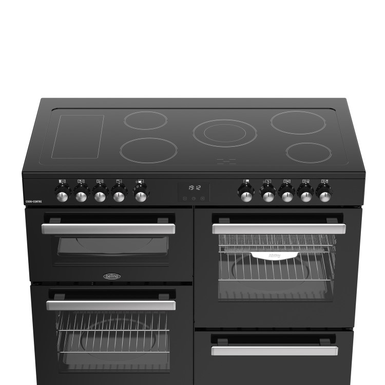 Belling Cookcentre 110cm Electric Ceramic Range Cooker - Black