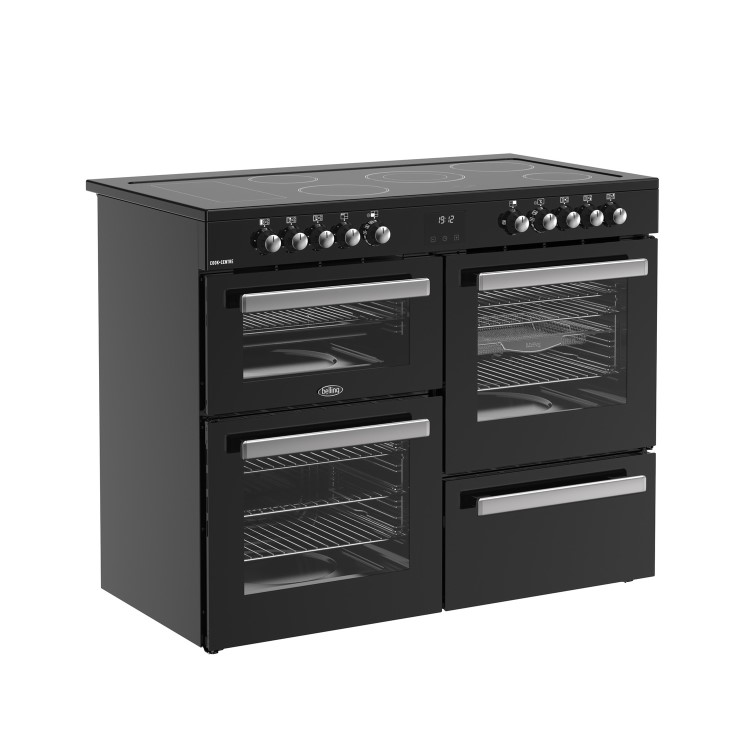 Belling Cookcentre 110cm Electric Ceramic Range Cooker - Black