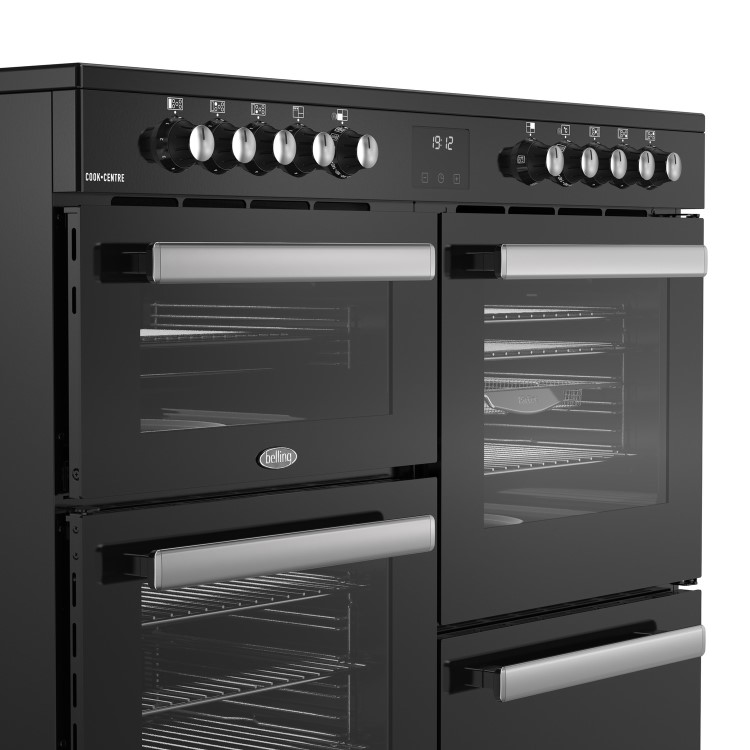 Belling Cookcentre 110cm Electric Ceramic Range Cooker - Black