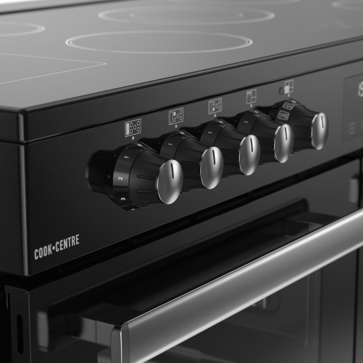 Belling Cookcentre 110cm Electric Ceramic Range Cooker - Black