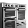 Belling Cookcentre 110cm Electric Ceramic Range Cooker - Stainless Steel 