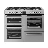 Belling Cookcentre 110cm Dual Fuel Range Cooker - Stainless