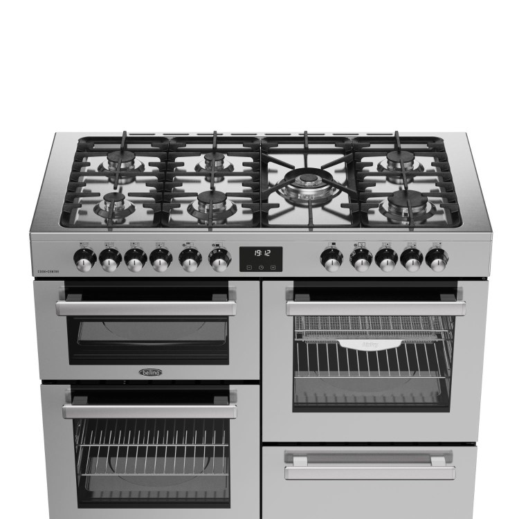 Belling Cookcentre 110cm Dual Fuel Range Cooker - Stainless