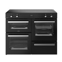 Belling Cookcentre 110cm Electric Induction Range Cooker - Black