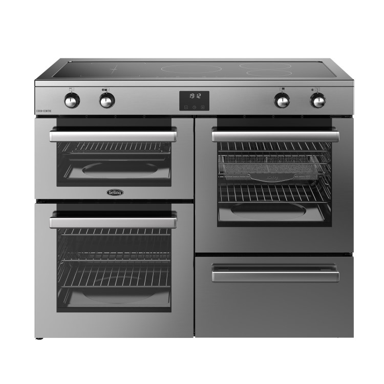 Belling Cookcentre 110cm Electric Induction Range Cooker - Stainless