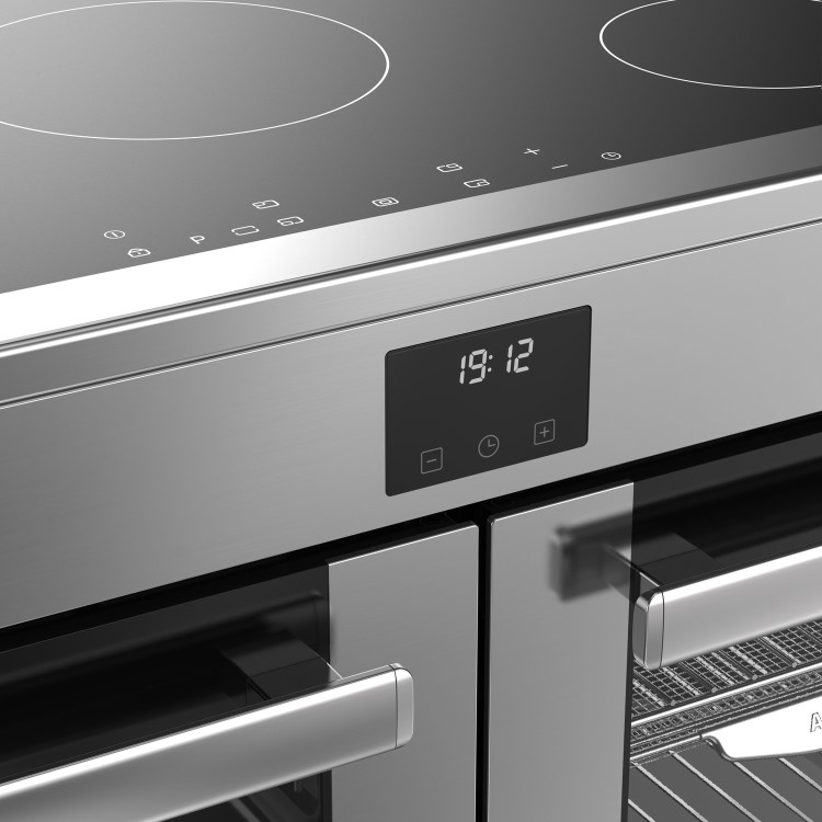 Belling Cookcentre 110cm Electric Induction Range Cooker - Stainless