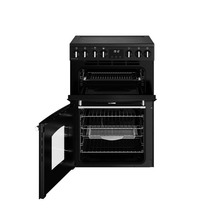 Belling Farmhouse 60cm Electric Ceramic Cooker - Black