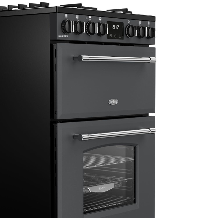 Belling Farmhouse 60cm Dual Fuel Cooker - Anthracite