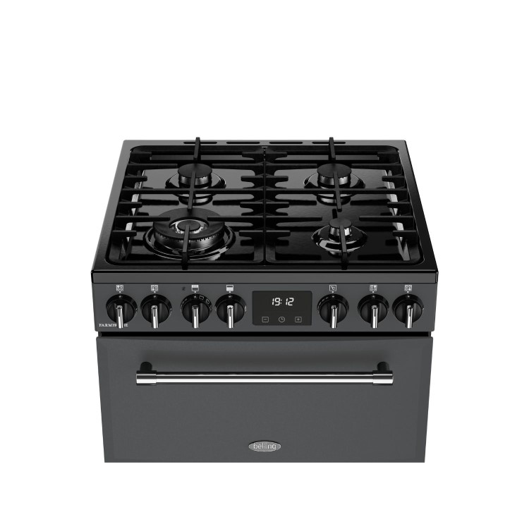 Belling Farmhouse 60cm Dual Fuel Cooker - Anthracite