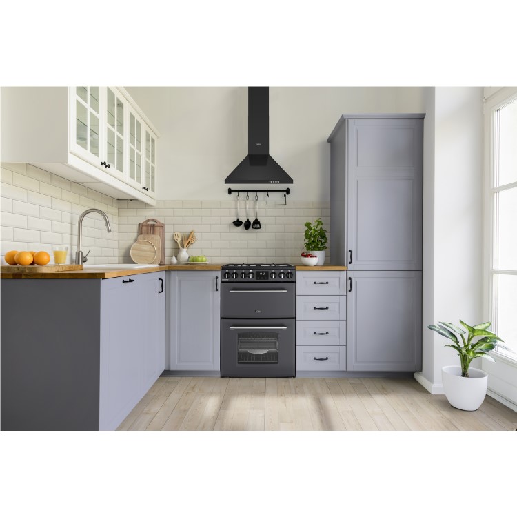 Belling Farmhouse 60cm Dual Fuel Cooker - Anthracite