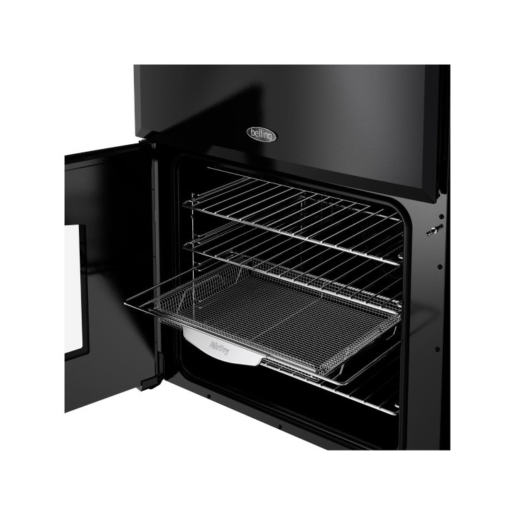 Belling Farmhouse 60cm Dual Fuel Cooker - Black