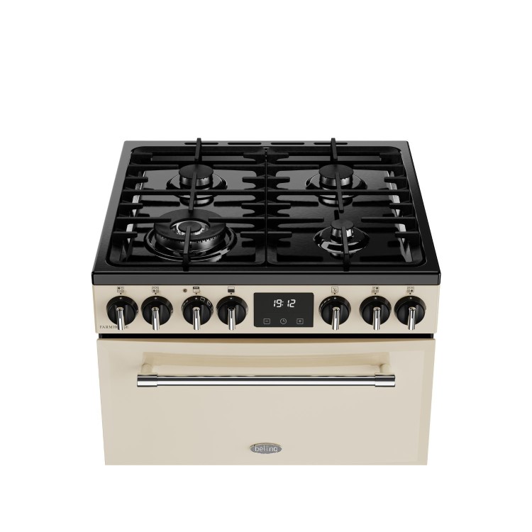 Belling Farmhouse 60cm Dual Fuel Cooker - Cream