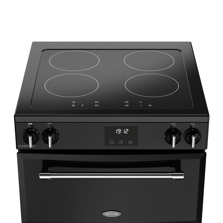 Belling Farmhouse 60cm Electric Induction Cooker - Black