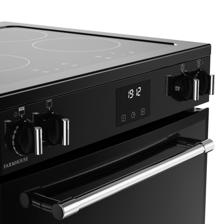 Belling Farmhouse 60cm Electric Induction Cooker - Black