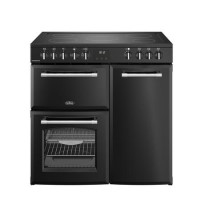 Belling Farmhouse 90cm Electric Ceramic Range Cooker - Black