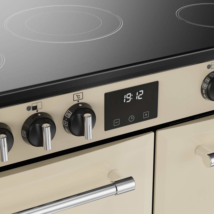 Belling Farmhouse 90cm Electric Ceramic Range Cooker - Cream