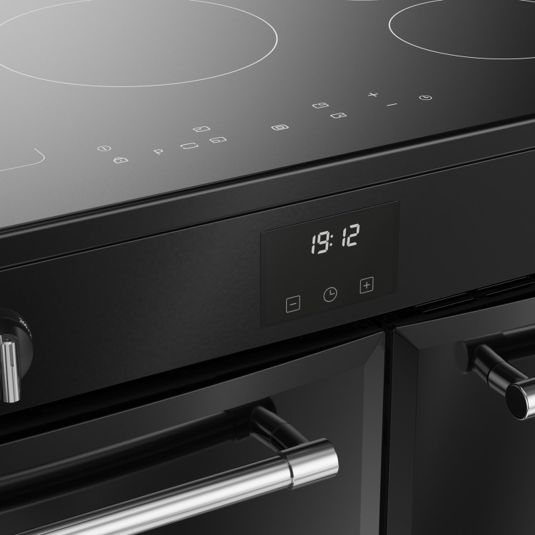 Belling Farmhouse 90cm Electric Induction Range Cooker - Black